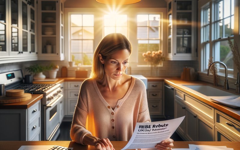 San Jose homeowner reviewing PG&E rebate paperwork for smart glass energy savings