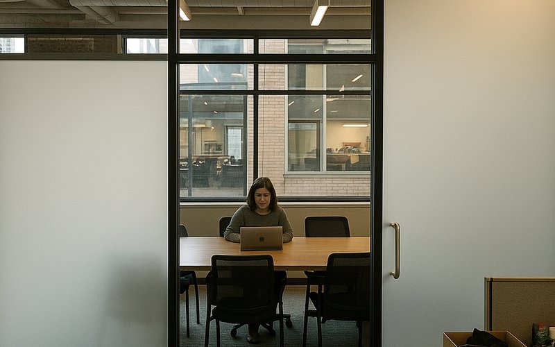 Comparison of smart film, smart glass, and frosted vinyl options for conference room cost in San Jose offices