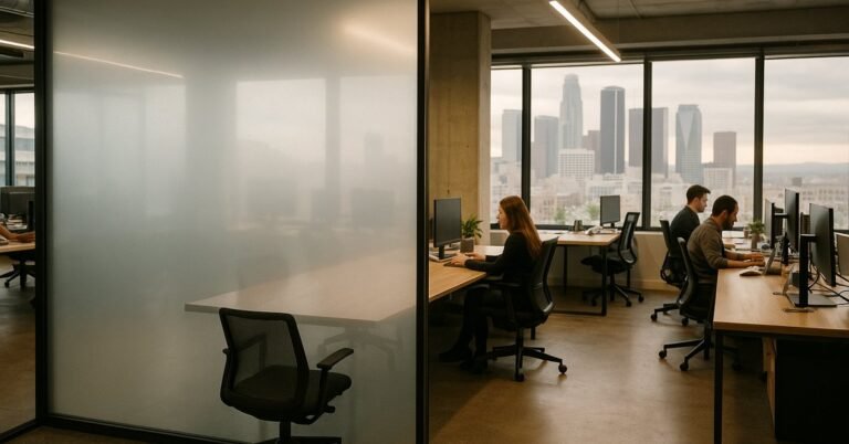 Smart Glass vs. Curtains for Office Partitions in Los Angeles